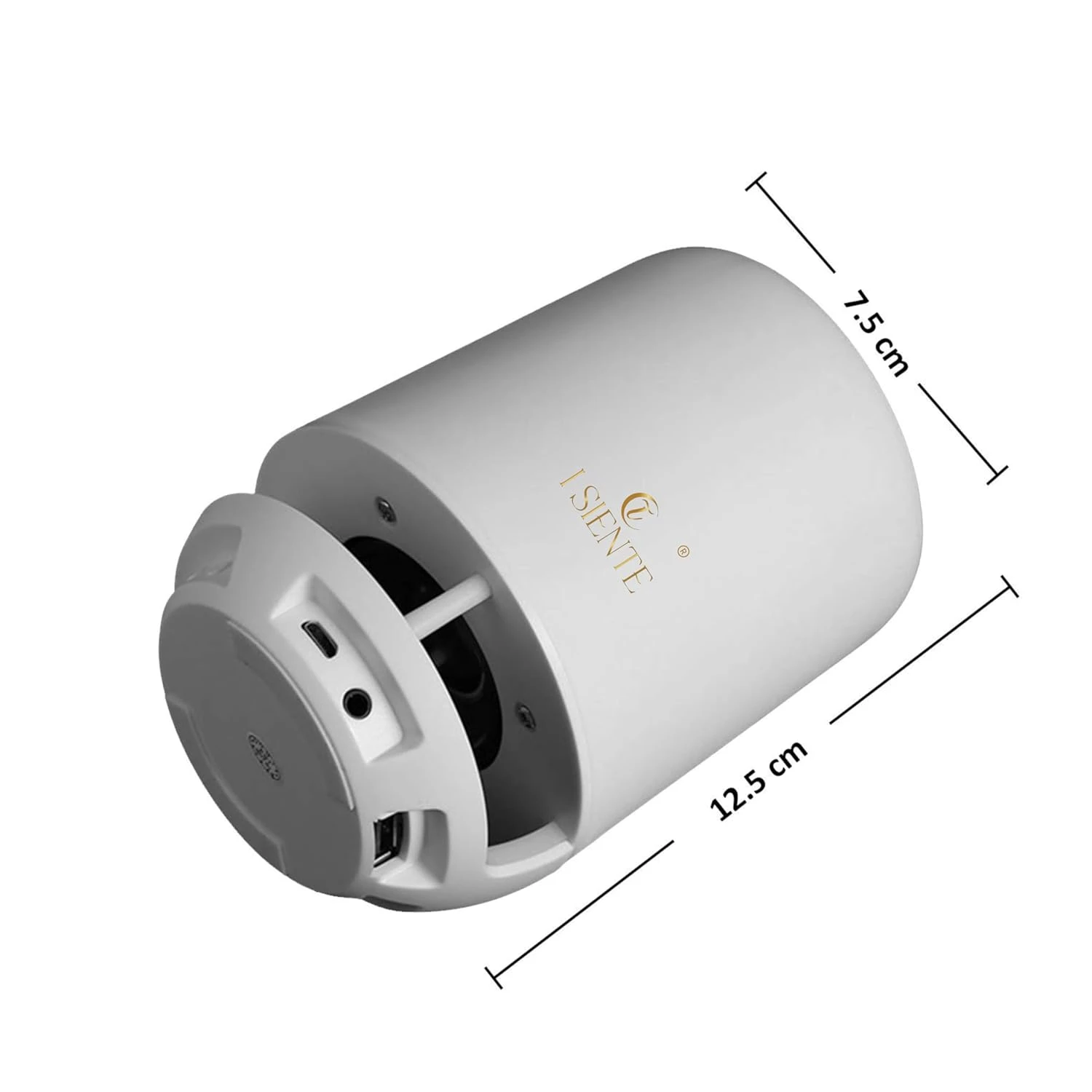 Pen Stand Speaker with Changing Lights Stationery Holder with Wireless Bluetooth Speaker Supports AUX USB Pendrive TF Card Micro SD Card for Office Table Desk Pencil Holder Organizer (White)