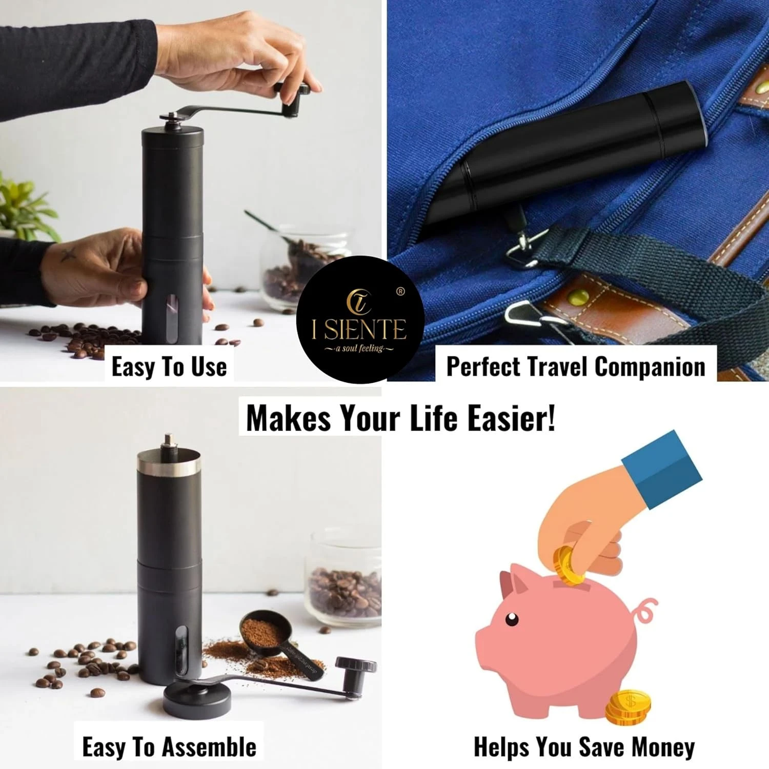 Manual Coffee Bean Grinder