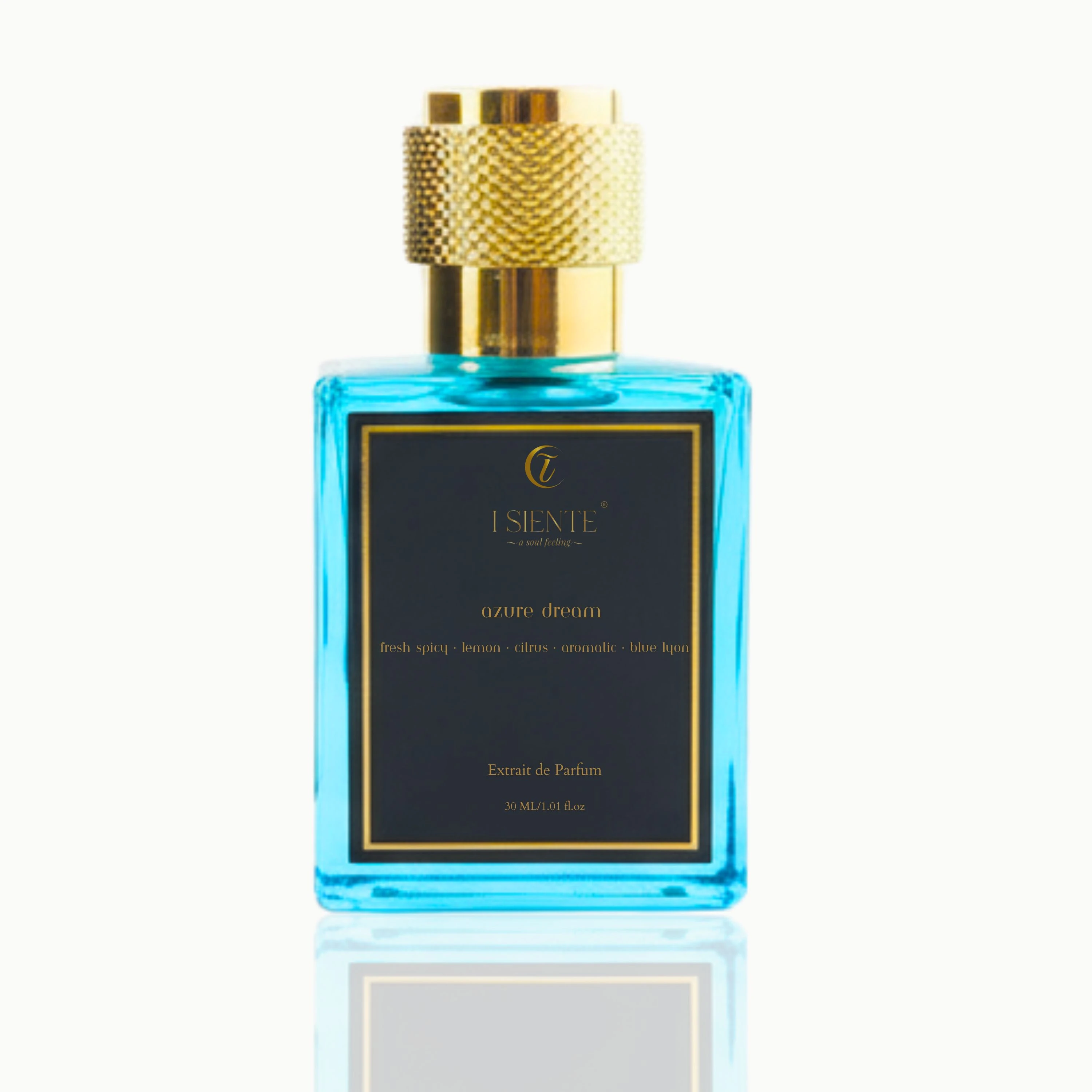 Azure Dream – Extrait de Parfum 30ml | Long Lasting Perfume for Men & Women | Fresh Spicy, Lemon, Citrus, Aromatic & Blue Lyon Notes | Luxury Gift Perfume